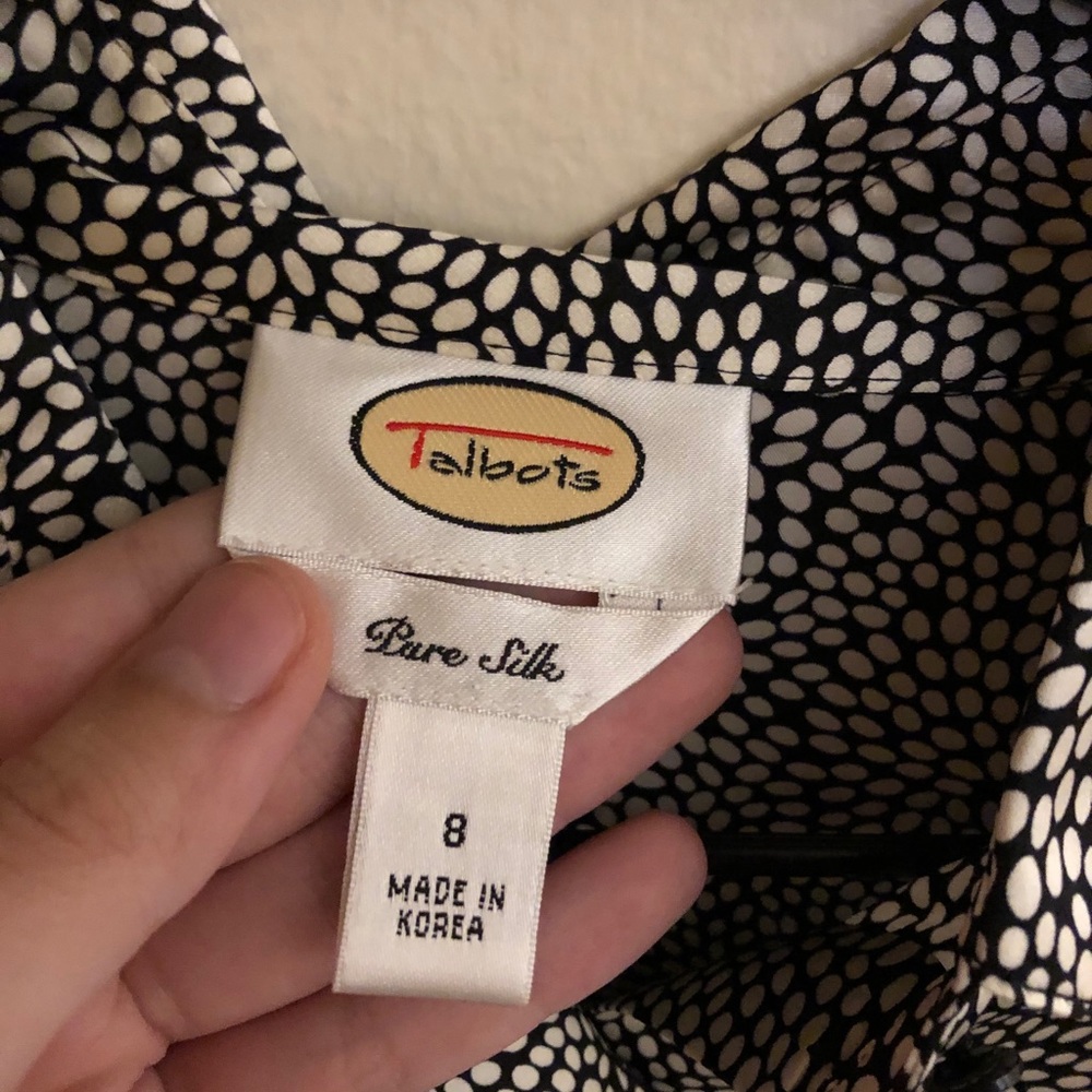 Talbots silk top - Picture 2 of 6